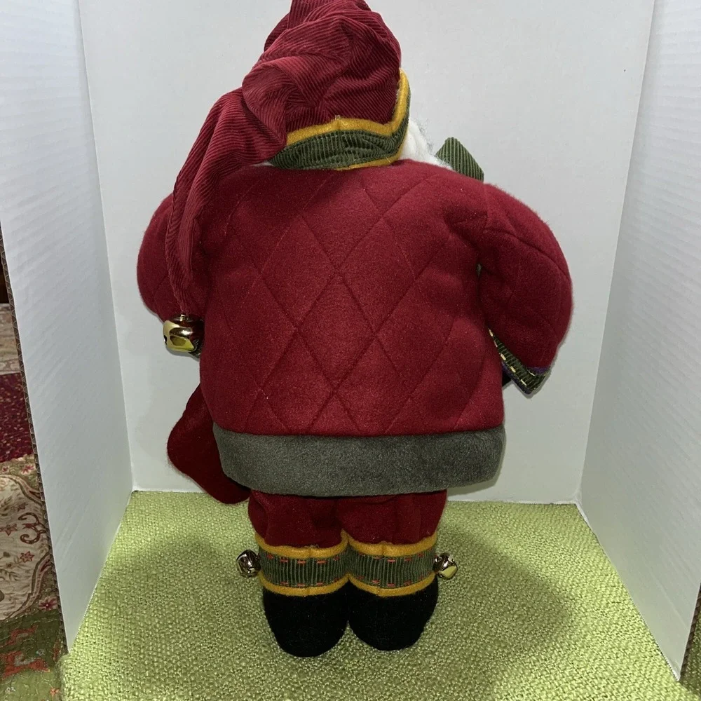 Old World Santa , Primitive, Cloth‎ Face , Standing ,19.5 